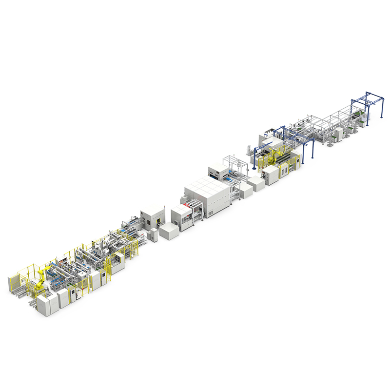 Energy storage module pack assembly line